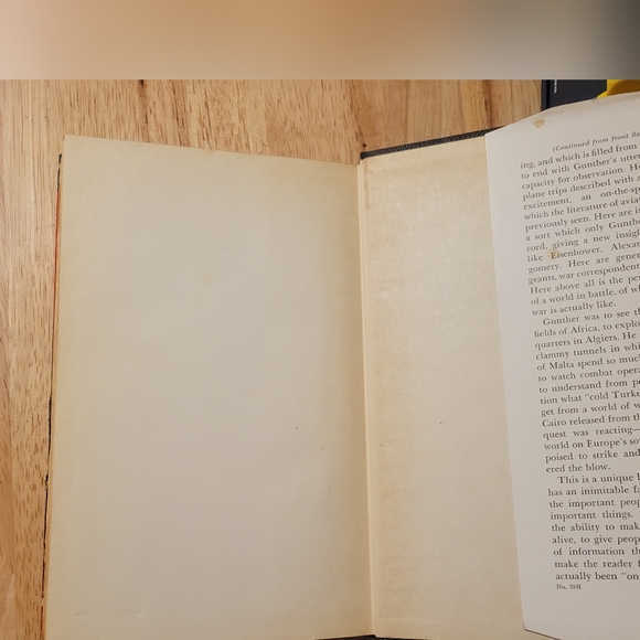 1944 D DAY by JOHN GUNTHER Hardcover Book 1st Edition W/Dust Jacket - Picture 4 of 15